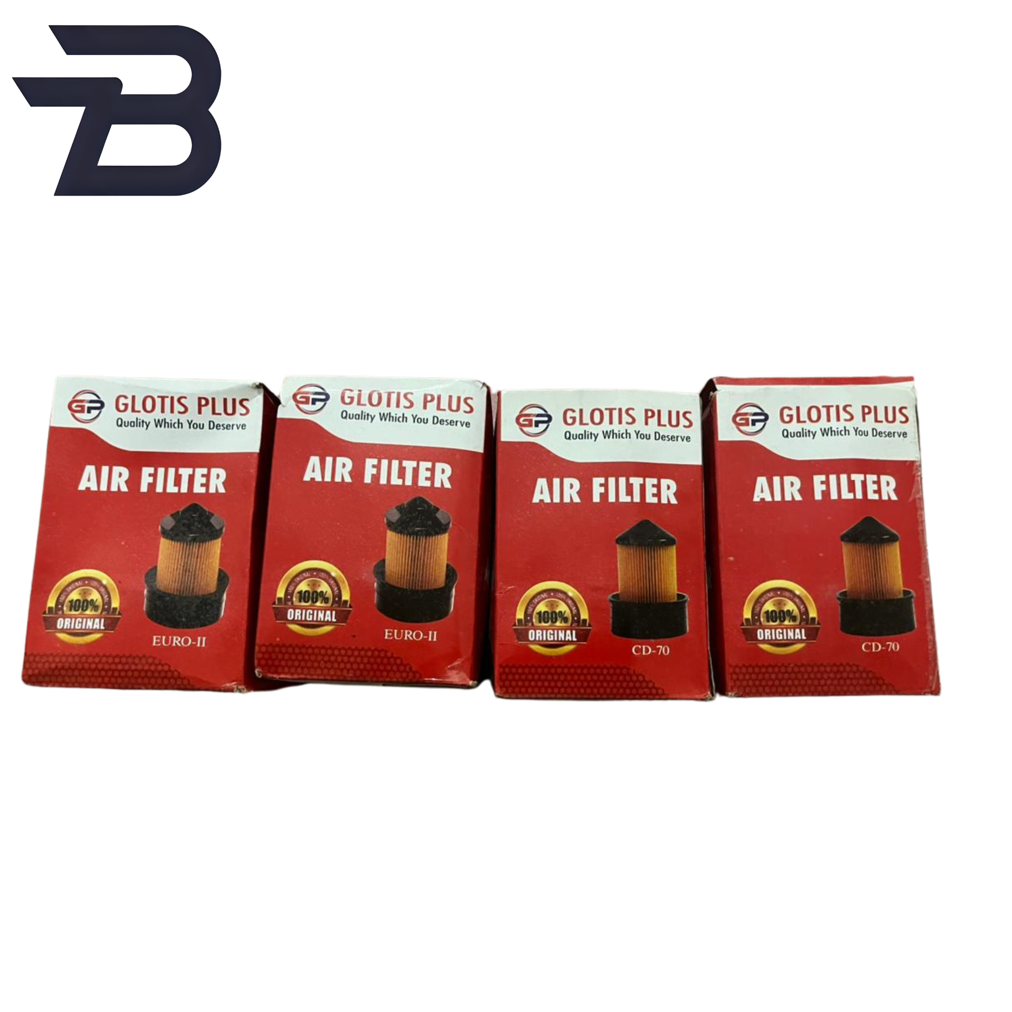 Glotis Plus Air Filter for CD70 & Euro-II – 100% Original Motorcycle Engine Filter | High Performance & Long Life