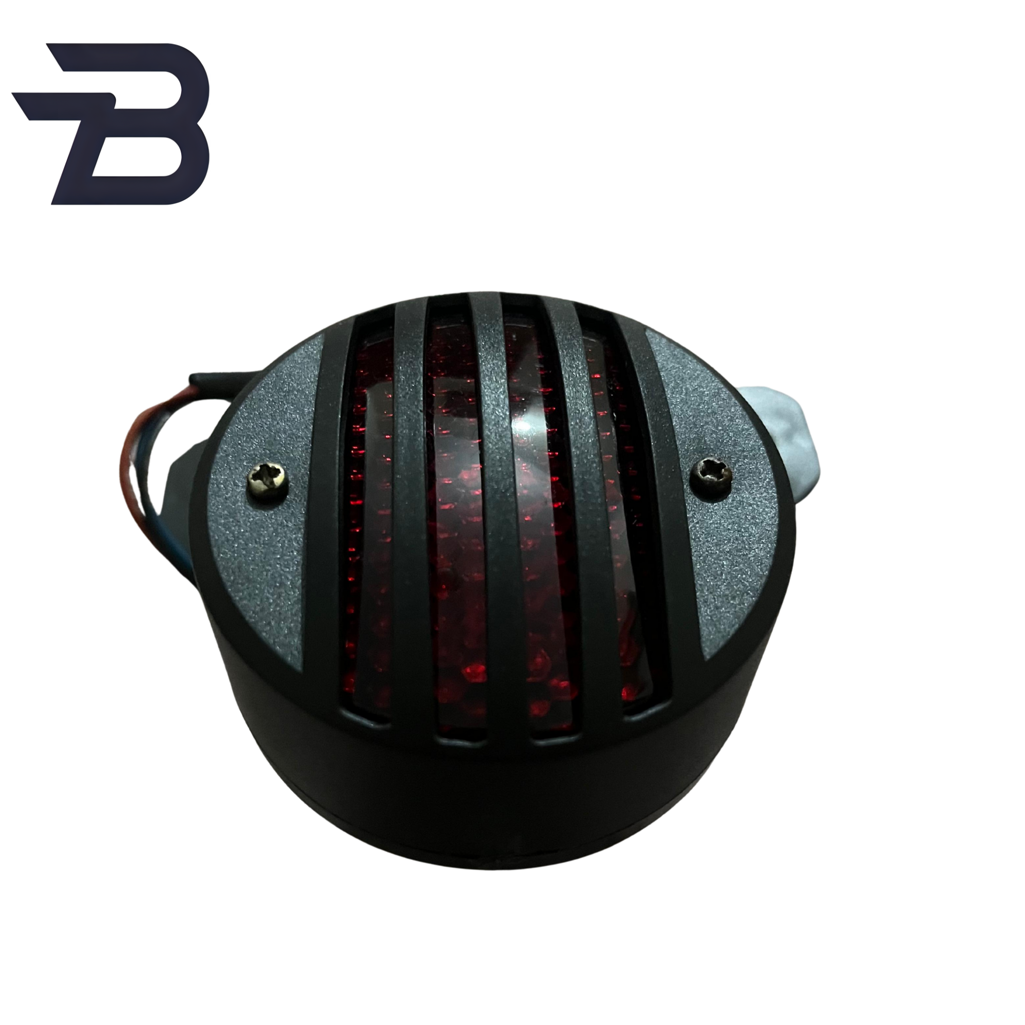 Vintage Motorcycle LED Tail Light with Number Plate Holder – Retro Brake & Indicator Lamp